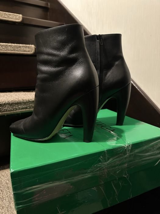 Femme Bottega Veneta Bottines Noires Cuir 41