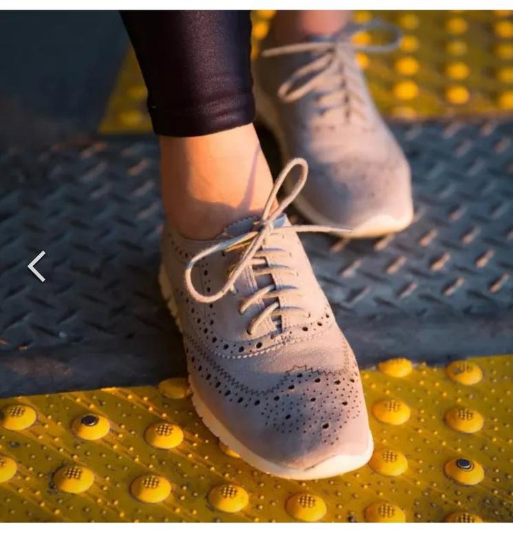 Women Cole Haan Oxford White Suede 39