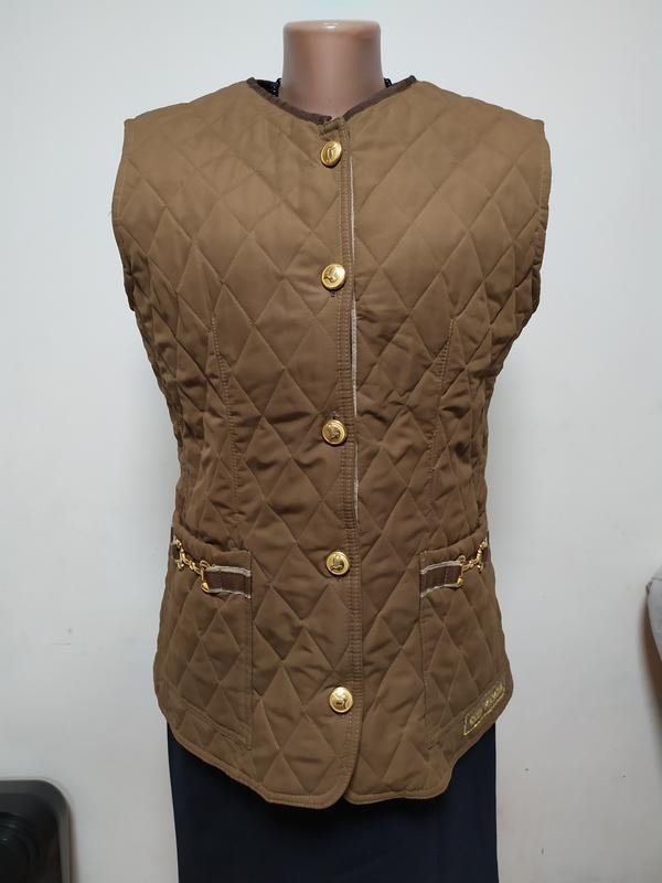 Damen Club Monaco Weste Gold Polyester 38 / M / 46