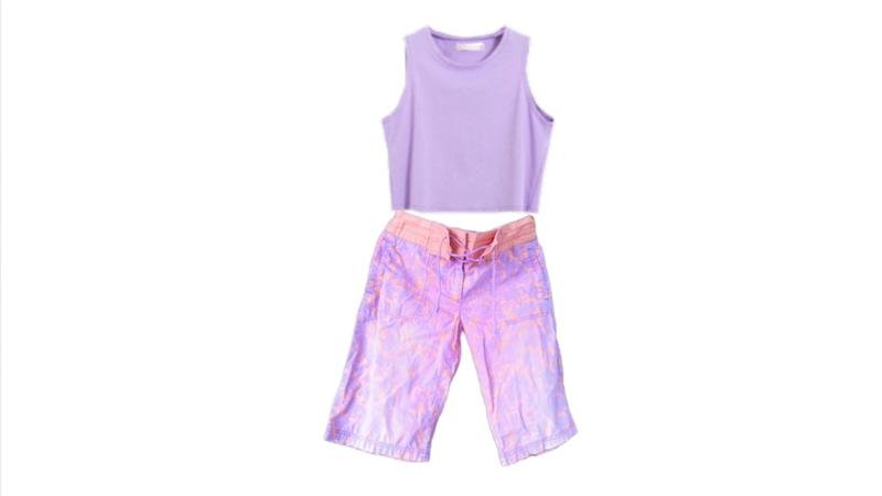 Femme Boden Shorts Rose Coton 34 / XS / 42