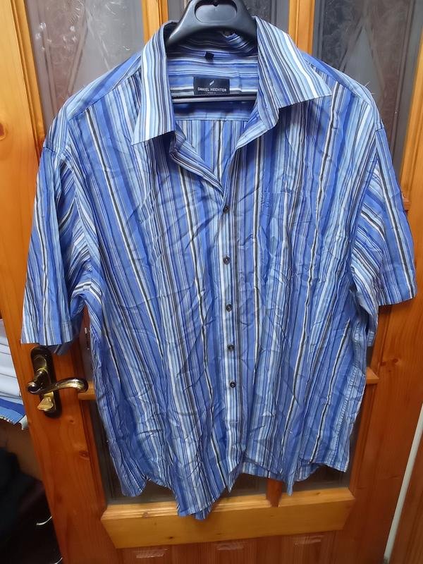 Мужской Daniel Hechter Рубашка Тёмно-синий Хлопок