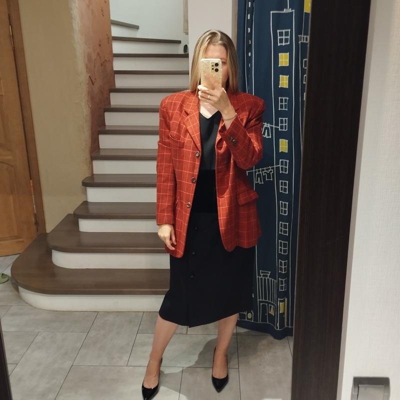 Damen Isaia Napoli Sakko Rot Kaschmir 36 / S / 44