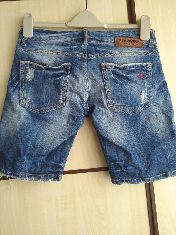 Мужские Dsquared² Шорты Тёмно-синий 28 / XS / 42