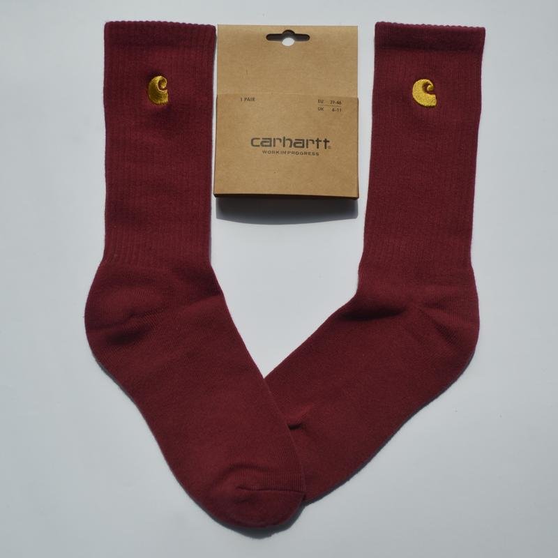 Men Carhartt WIP Socks Burgundy Other