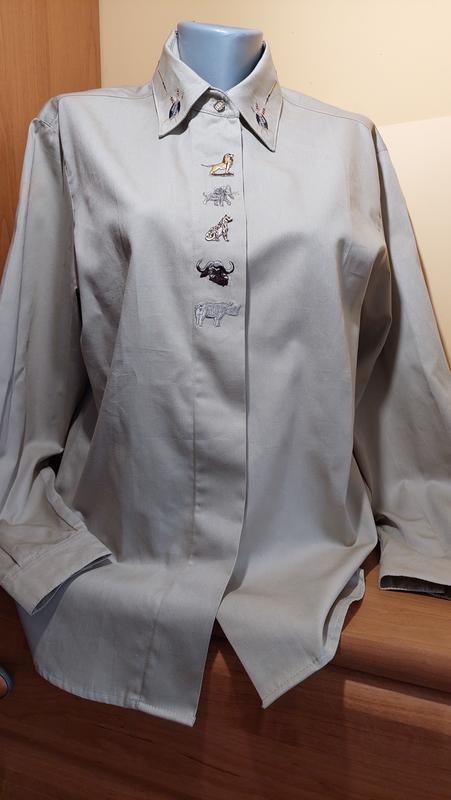 Damen Palace Hemd Beige Baumwolle 38 / M / 46