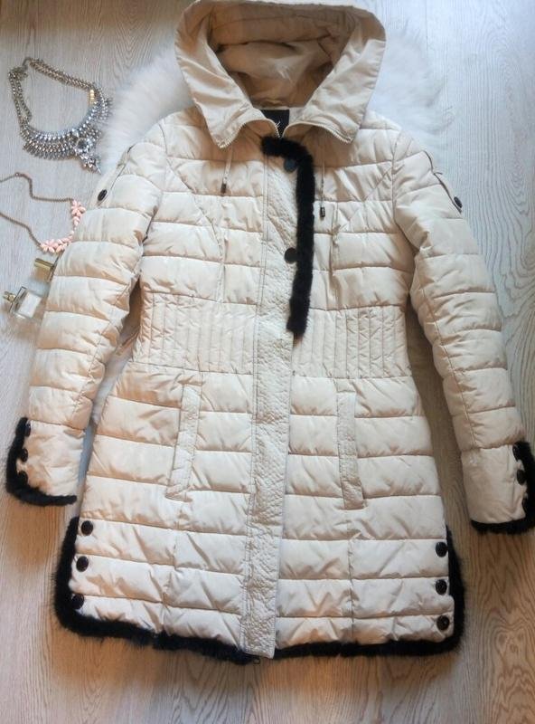 Women Cacharel Down Jacket White 42 / XL / 50