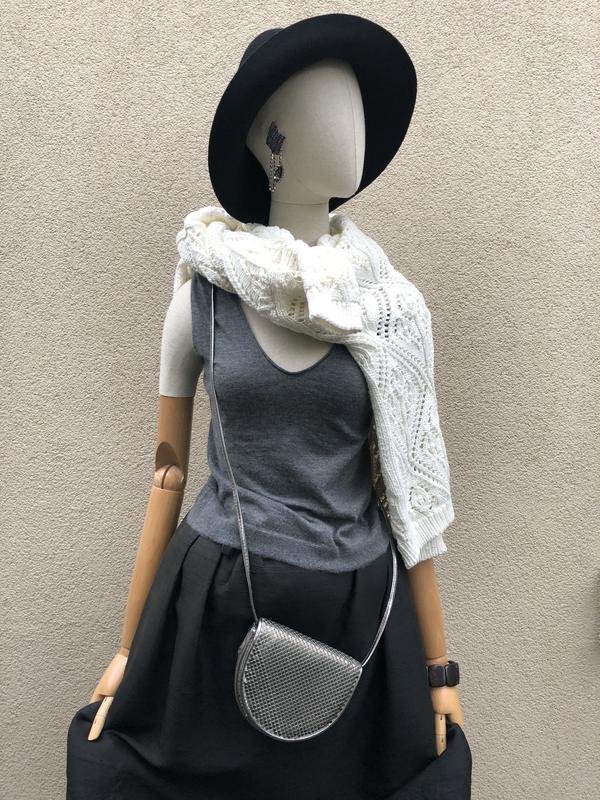 Femme Jil Sander Gilet Gris Cachemire 36