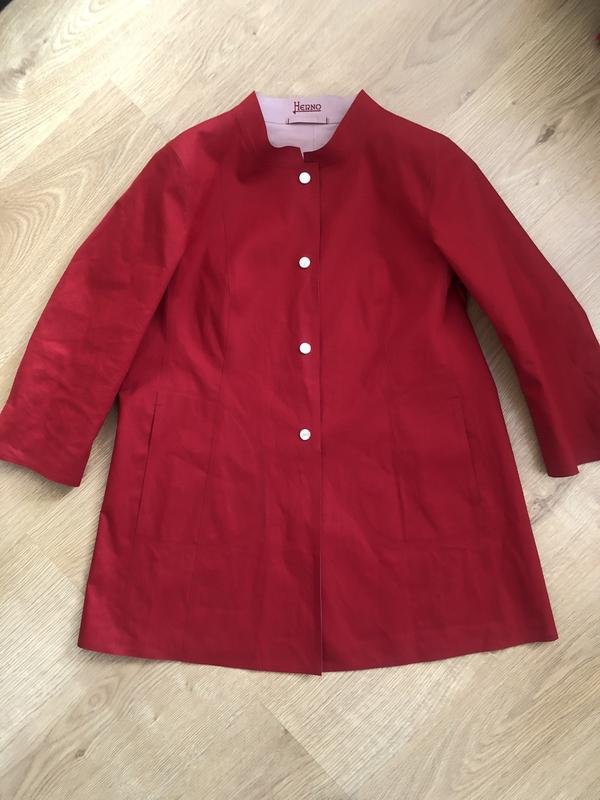 Damen Herno Trenchcoat Rot 36 / S / 44
