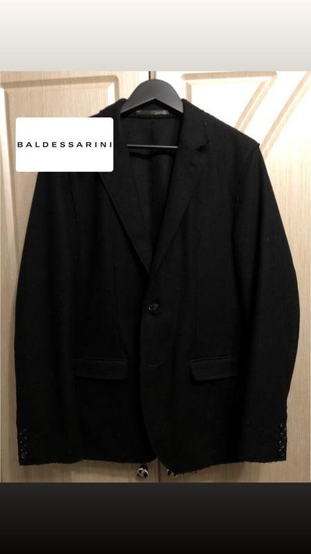 Мужской Baldessarini Пиджак Чёрный 38 / M / 46