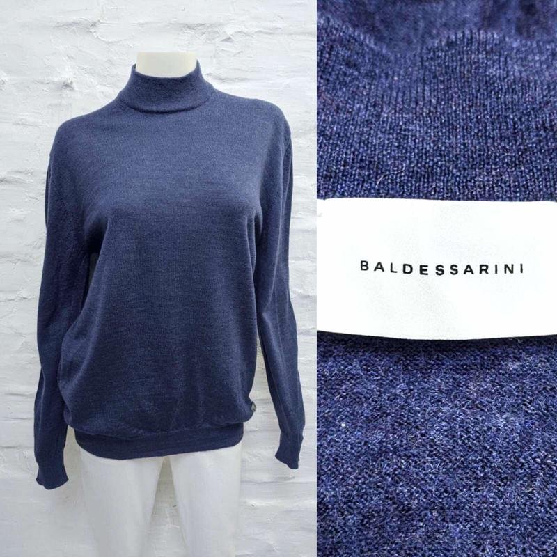 Мужской Baldessarini Свитер Голубой Трикотаж 38 /