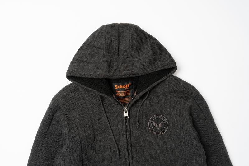 Мужской Schott NYC Куртка Серый 40 /L / 48