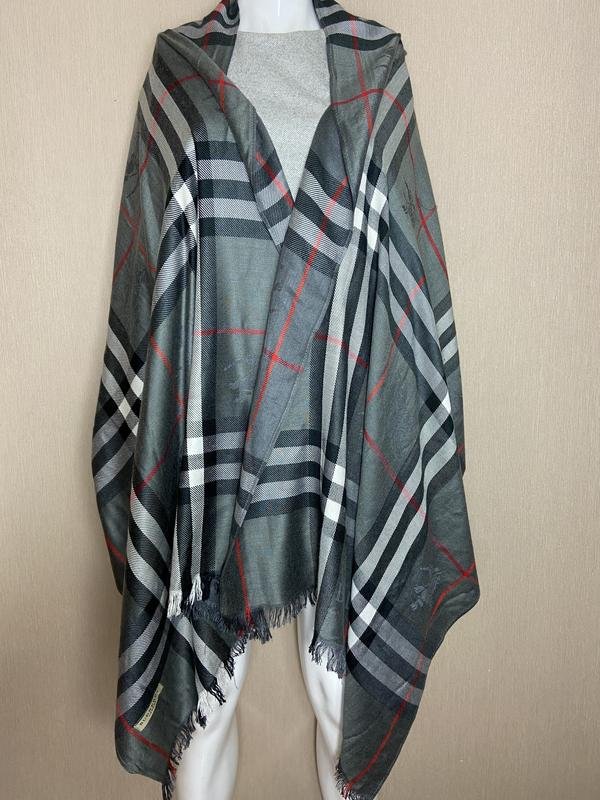 Donna Burberry Sciarpa Grigia Taglia Unica