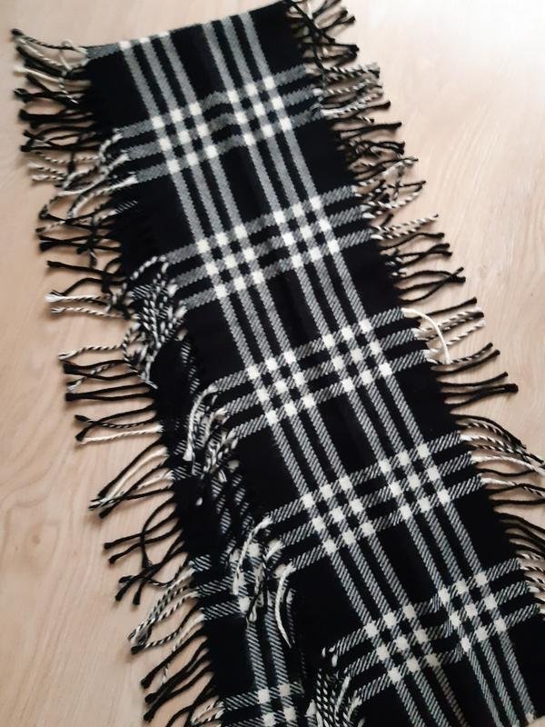Унисекс Burberry Шарф Чёрный Кашемир