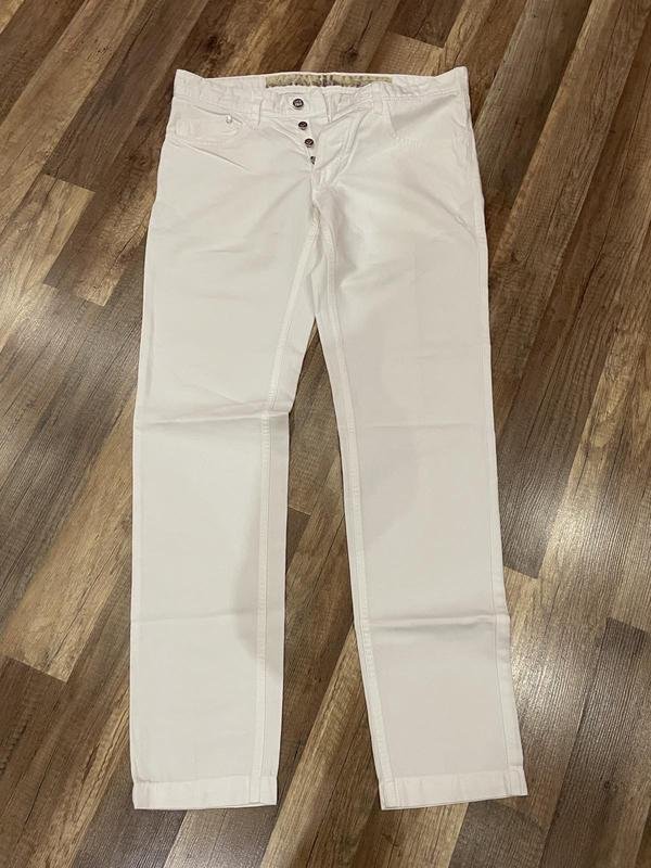 Homme Iceberg Jeans Blanc Coton M