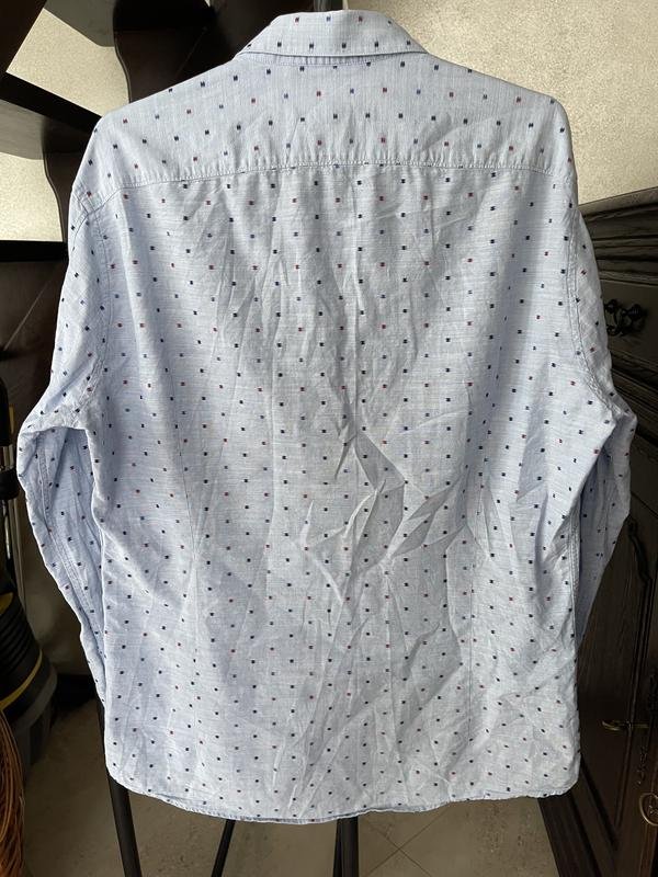 Men DRYKORN Shirt Blue Linen 40 /L / 48