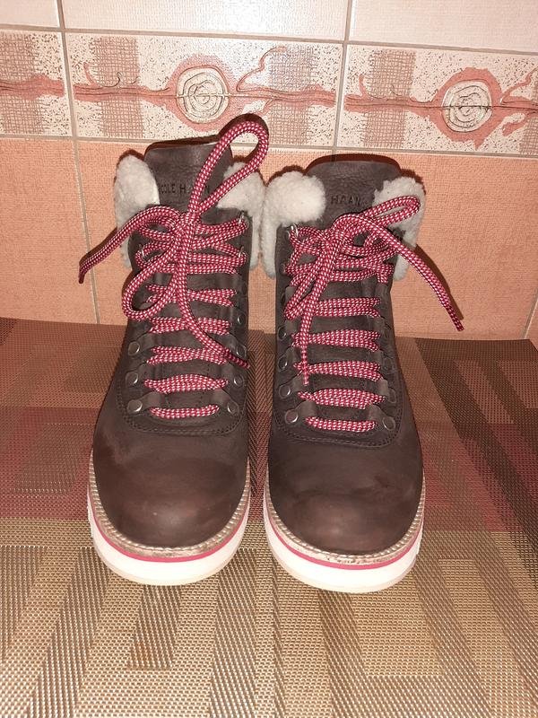 Женские Cole Haan Ботинки Бежевый Нубук 39