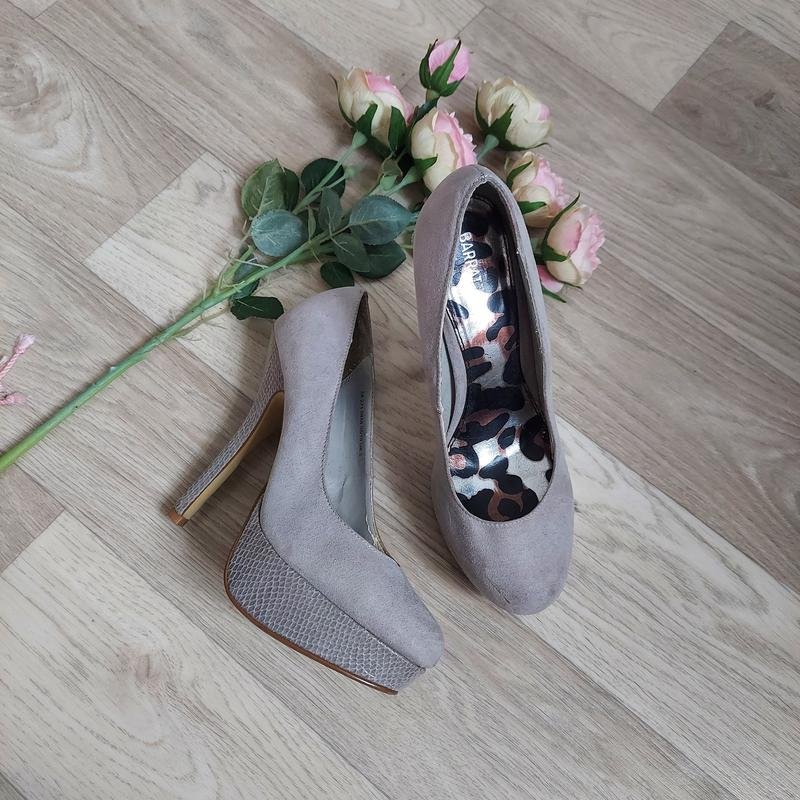 Damen Barrett Absatzschuhe Grau 37.5