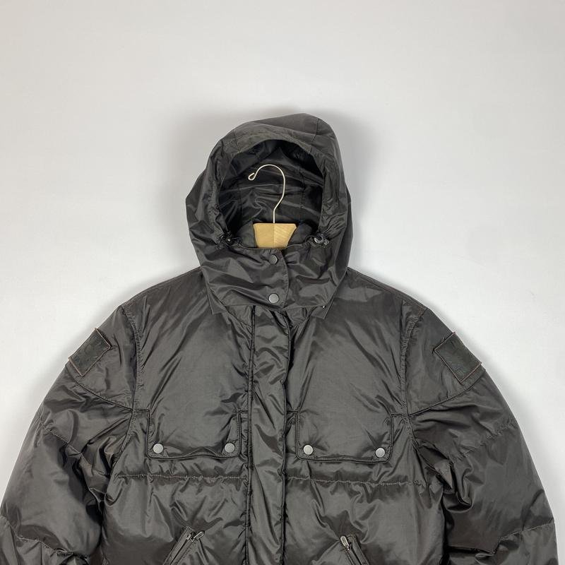 Женский Belstaff Пуховик Коричневый Нейлон 36