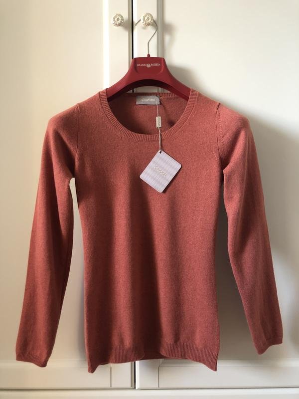 Women Cruciani Sweater Red Cashmere 34 / XS / 42