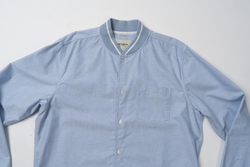 Мужская Carhartt Рубашка Голубая 42 / XL / 50