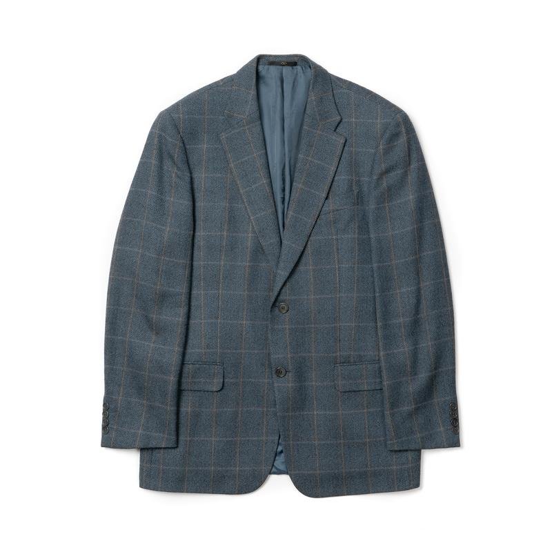 Homme Valentino Blazer Bleu Marine Laine 50