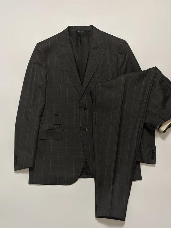 Homme Tom Ford Costume Gris Soie 48 / 4XL / 56