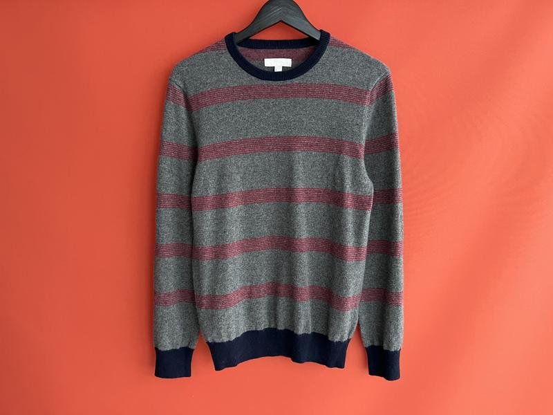 Homme Boden Pull Gris Cachemire 36 / S / 44