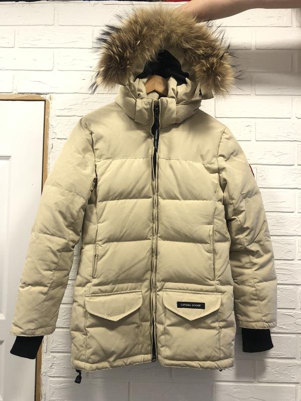 Uomo Canada Goose Parka Beige 34 / XS / 42