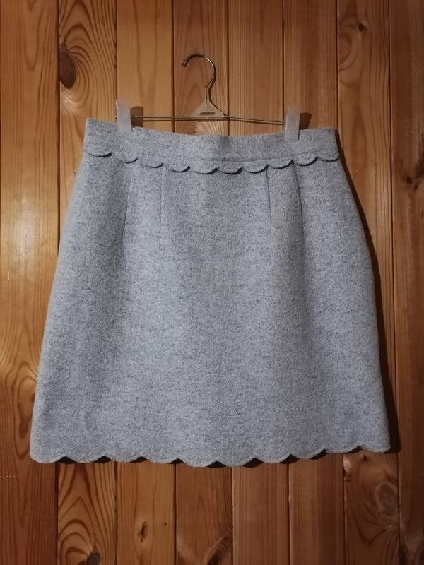 Женская Club Monaco Юбка Серый Шерсть 38 / M / 46