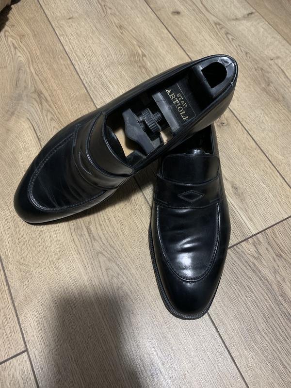 Мужской ARTIOLI Туфли Чёрный Кожа 42