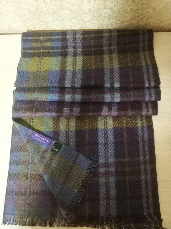 Унисекс Benvenuto Шарф Чёрный Вискоза Один размер