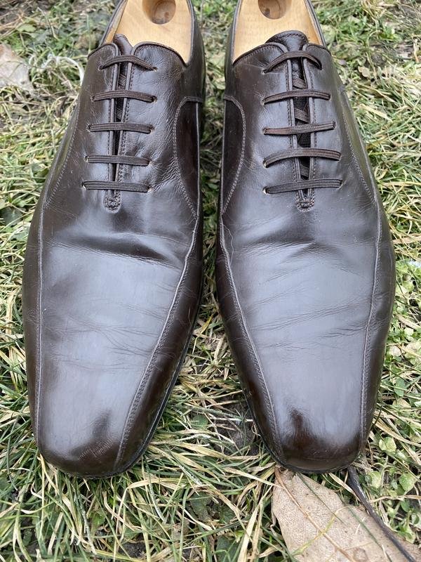 Men ARTIOLI Heels Brown Leather 43