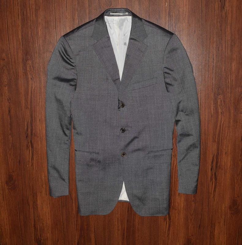 Herren Brioni Anzug Grau Wolle/Seide 38/M/46