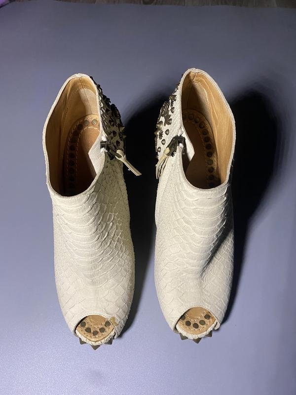 Women Givenchy Booties Beige Leather 36