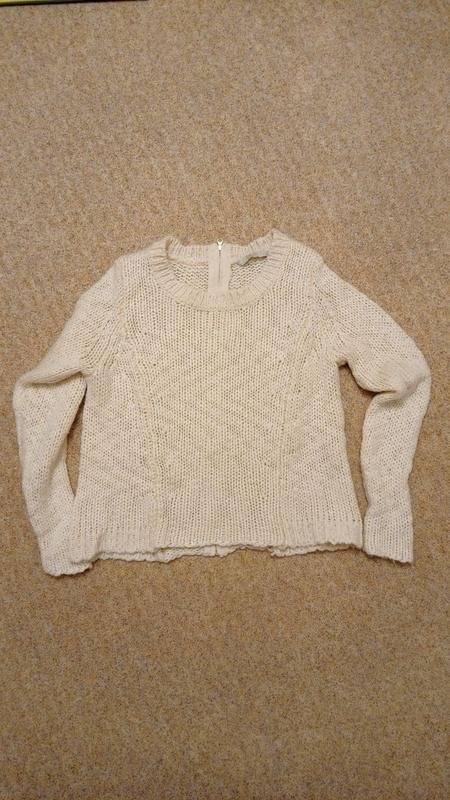Women Custommade Sweater White Acrylic 38 / M / 46