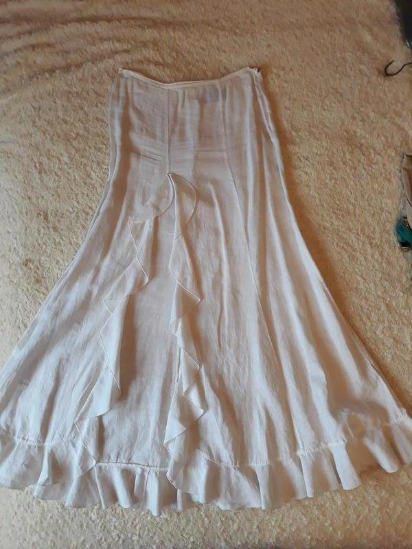 Damen Cinque Rock Weiß Leinen 34 / XS / 42