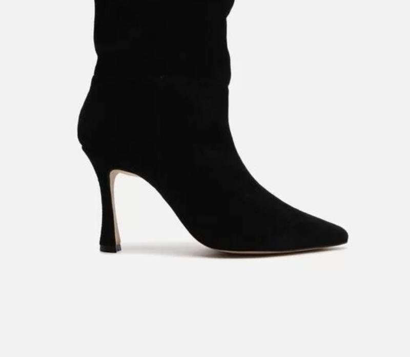 Femme Bottines Style Dior Noires Suède 39