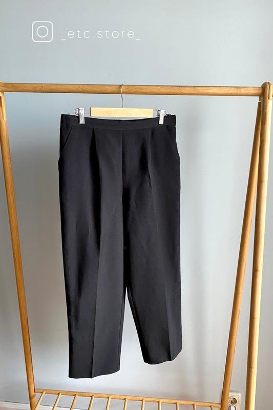 Damen Hosen Schwarz Polyester 40 / L / 48