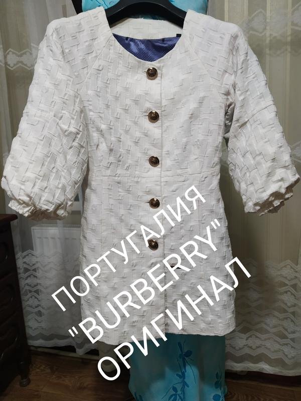 Donna Burberry Blazer Bianco Poliamide 32 / XXS /
