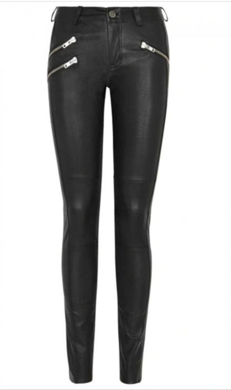 Femme Gestuz Leggings Noir Cuir 34