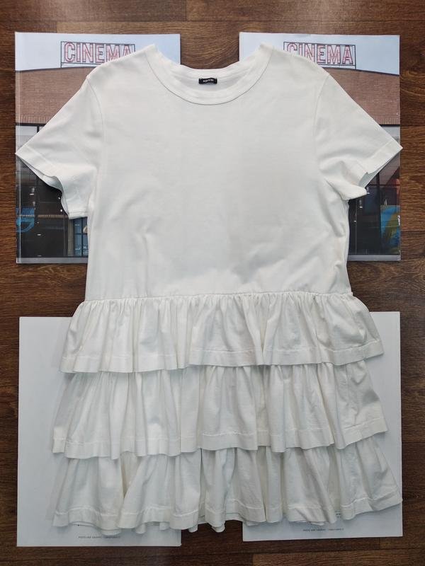 Женское Aspesi Платье Белое Хлопок 38 / M / 46