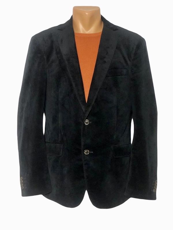 Men Ben Sherman Blazer Black Velour 38 / M / 46