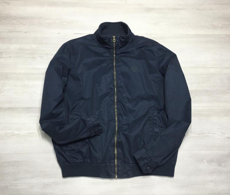Мужской Schott NYC Куртка Тёмно-синий 42 / XL / 50