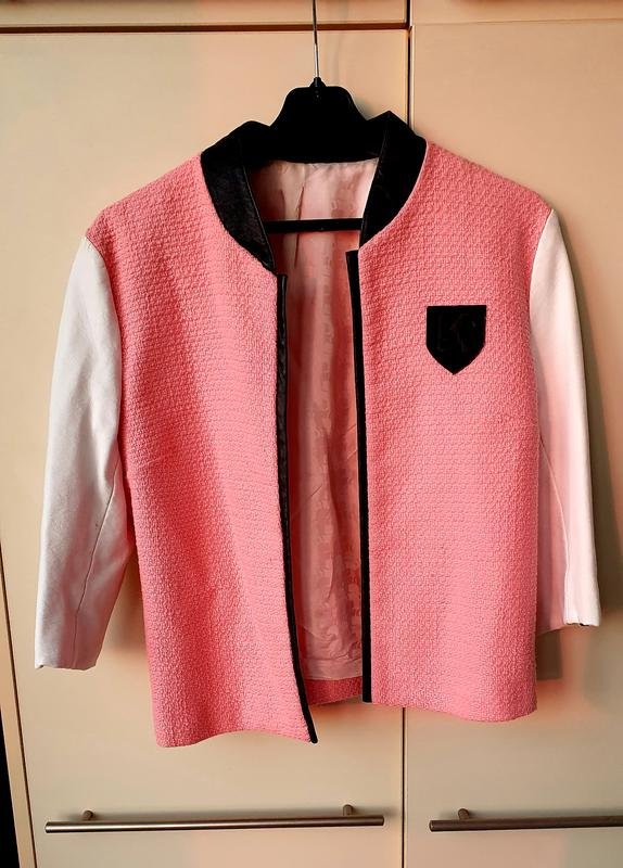 Donna Karl Lagerfeld Giacca Bianca Tweed 40 / L /