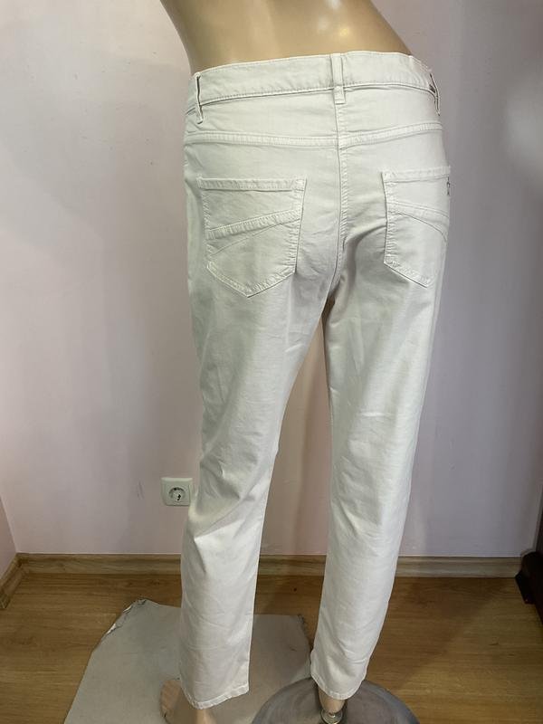 Femme Betty Barclay Pantalons Blanc Coton 38 / M /