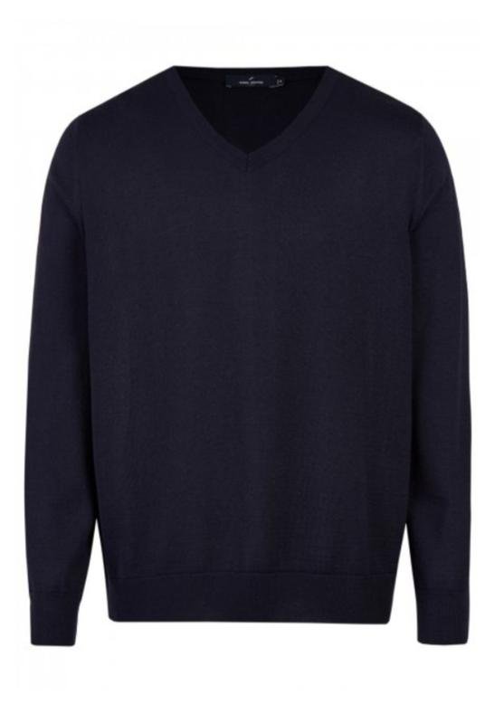 Мужской Daniel Hechter Пуловер Тёмно-синий Шерсть