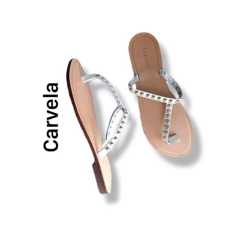 Femme Carvela Sandales Blanches Cuir 38