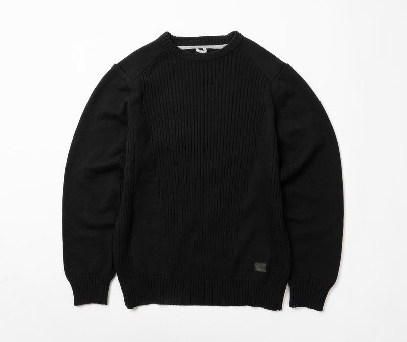 Мужской Schott NYC Свитер Чёрный 44 / XXL / 52