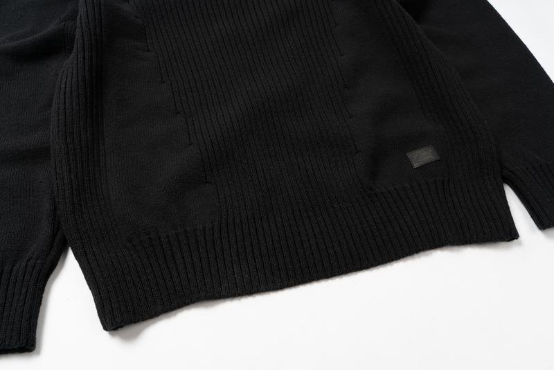 Мужской Schott NYC Свитер Чёрный 44 / XXL / 52