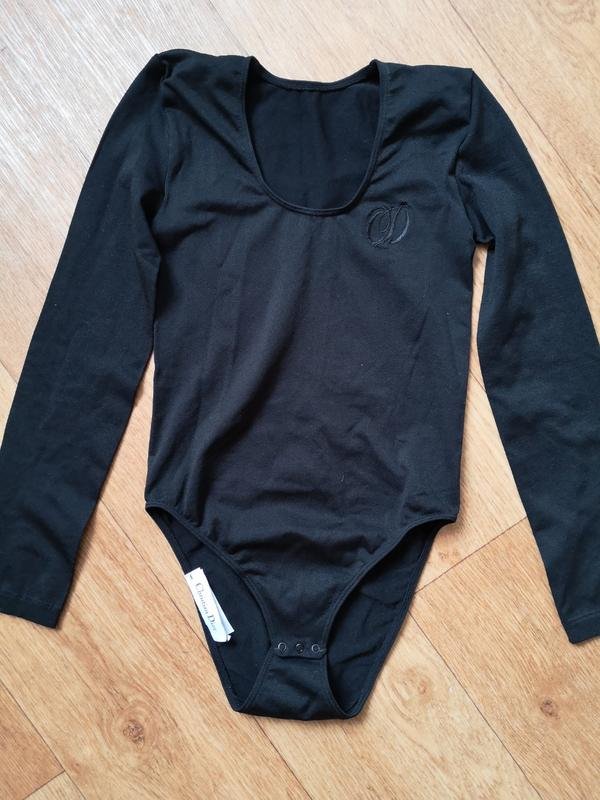 Women Christian Dior Bodysuit Black 36 / S / 44